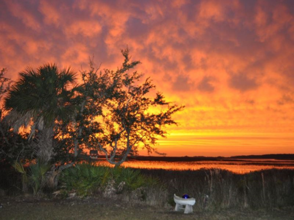 The best back yard sunsets on the island every night, come on, you've earned it!