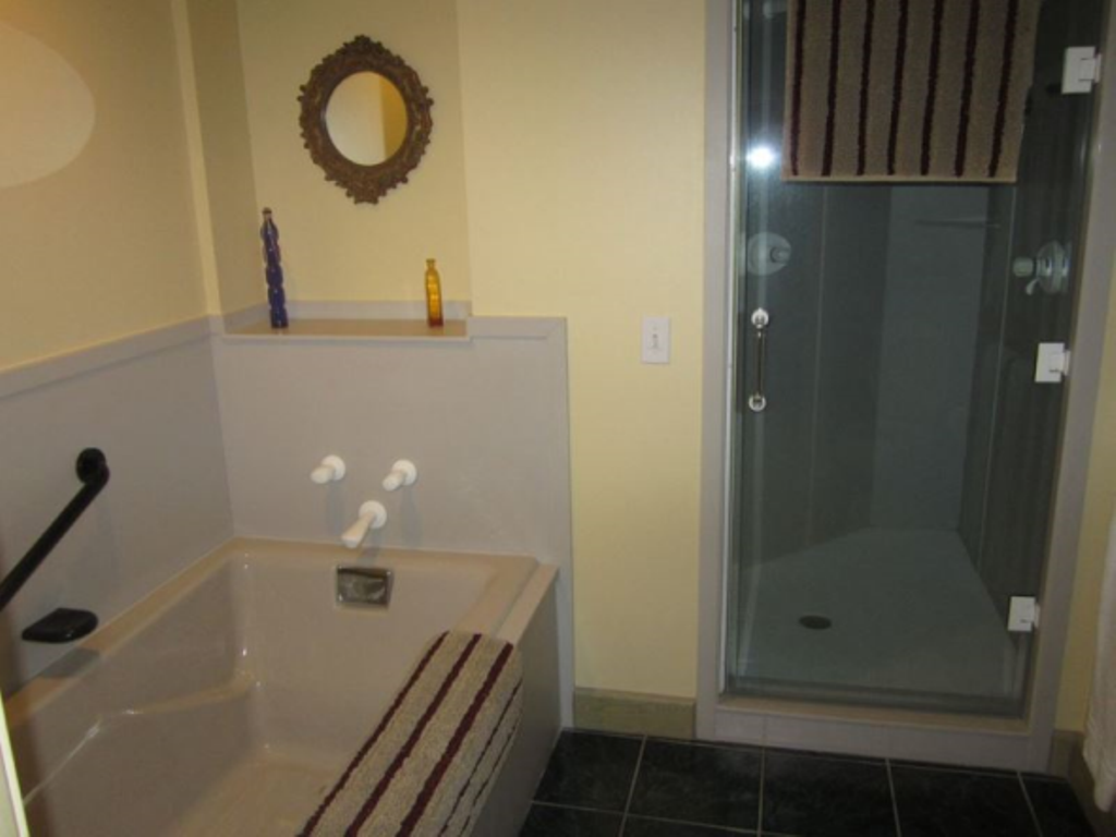 Master Bath, separate tub and shower