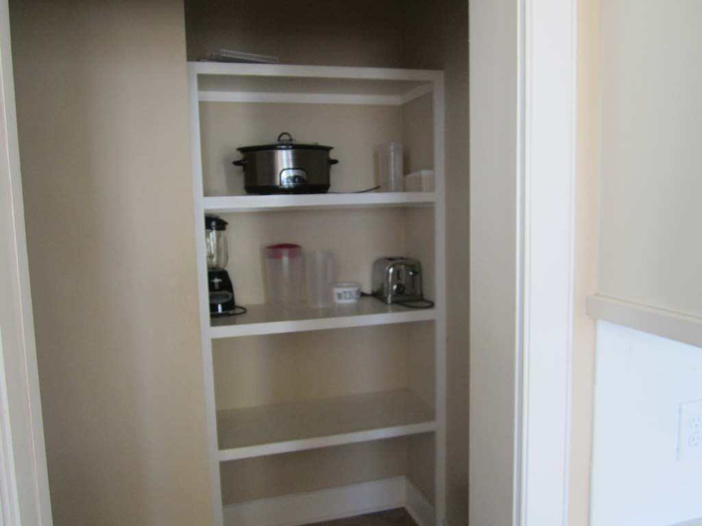 Pantry off kitchen