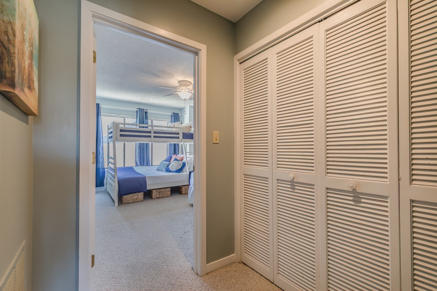 Full-size Washer and Dryer conveniently located on 2nd Floor for easy access from bedrooms